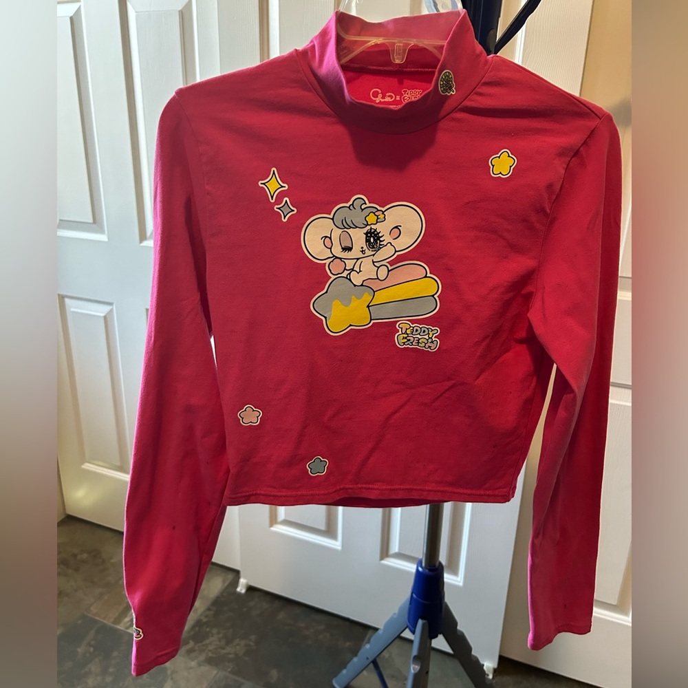 Teddy Fresh x Yurie Sekiya Women’s cropped mockneck